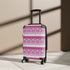 Fair Isle Knitting Cabin Suitcase